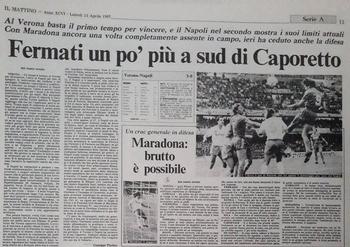 12 Aprile 1987, Verona-Napoli